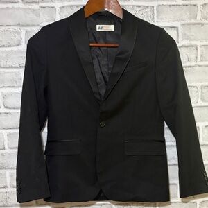 H&M boys Elegant Black Blazer, size 9-10